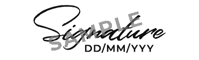 Signature with date